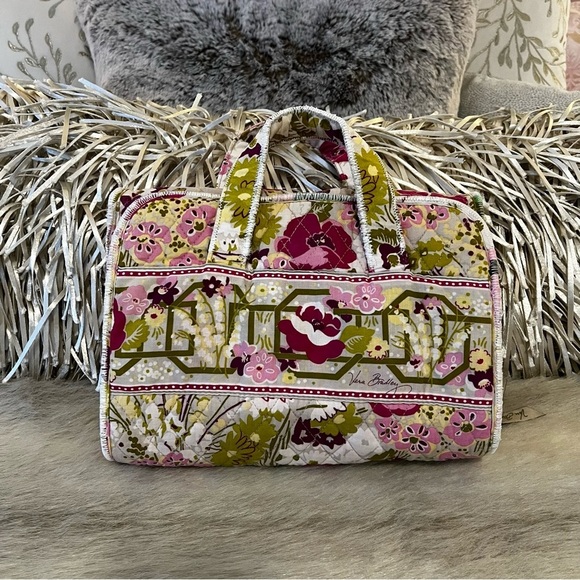 VERA BRADLEY Make Be Blush 2010 Iconic Large Hanging Organizer Trifold Cosmetic - Picture 5 of 15